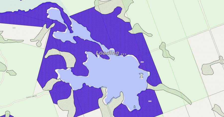 Zoning Map of Spence Lake in Municipality of Magnetawan and the District of Parry Sound